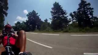 Descente du Mont Ventoux en vélo couché [upl. by Amice]