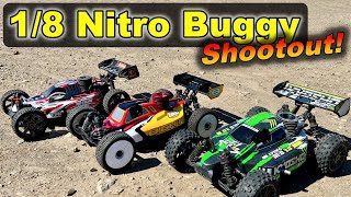 Best RC buggy nitro car  18 Nitro Buggy Shootout [upl. by Standley341]