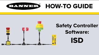 Banner Safety Controller Software InSeries Diagnostics ISD [upl. by Ylellan]