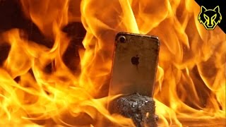 Will a Flamethrower Destroy an iPhone 7 [upl. by Klein]