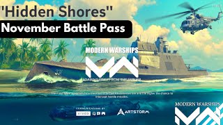 Modern Warships November Battle Pass 2024 [upl. by Ronn]