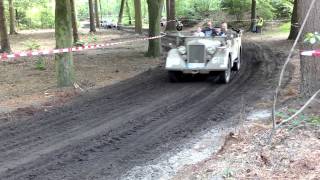 Overloon 2014 MILITRACKS Kettenkrad VW Kübelwagen motorbikes uva [upl. by Ahsiem]