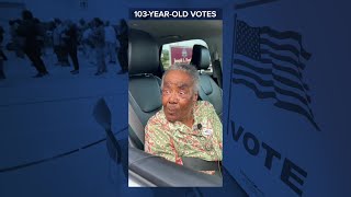 103yearold votes in Gadsden County [upl. by Rosalind]