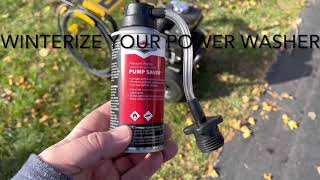 Winterize your power washer with “Briggs amp Stratton pump saver” [upl. by Hughes]