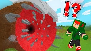 MINHA BASE FOI ATACADA PELA MINHOCA GIGANTE DO MINECRAFT [upl. by Zadack]