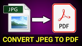 How To EASILY Convert JPGImages To PDF  How To Change JPEG To PDF file [upl. by Idolem677]