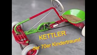 KETTLER Kettcar Gokart Oldtimer 70er Jahre [upl. by Gustavus]