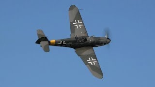 Messerschmitt Bf109 G6 Low amp Loud  DB605 SOUND [upl. by Annazus]