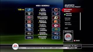 Madden 10 Extra Point Franchise Show [upl. by Roberson]