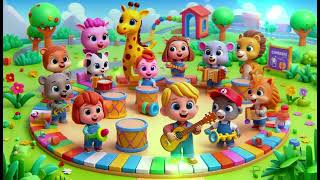 quotRattle amp Roll – Little Movers Dance Partyquot  Baby Shark Kids Alots of Songs  Cartoon Nursery [upl. by Gridley]