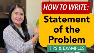 Full Guide How to write Statement of the Problem SOP with tips amp examples [upl. by Hecht]