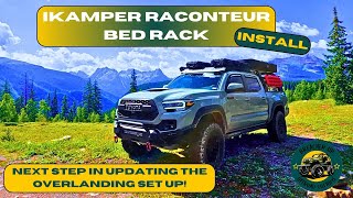 iKamper Raconteur Bed Rack Install on a 3rd Gen Tacoma [upl. by Waynant]