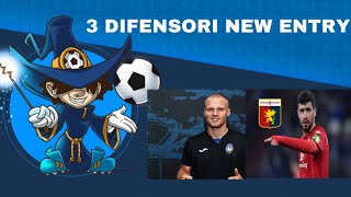 3 DIFENSORI NEW ENTRY CONSIGLI ASTA FANTACALCIO 20232024 [upl. by Schecter]