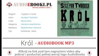 KRÓL  AUDIOBOOK  Szczepan Twardoch Książkę Audio czyta Maciej Stuhr [upl. by Augie6]