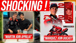 SHOCKING Jorge Martin Join Aprilia And Marc Marquez Join Ducati For MotoGP 2025 [upl. by Asuncion]