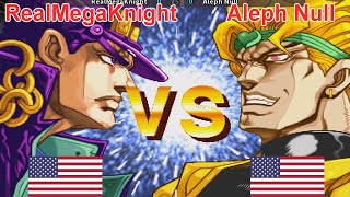 JoJos Bizarre Adventure  RealMegaKnight vs Aleph Null [upl. by Rex427]