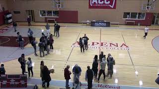 Alpena Community College vs Mid Michigan College Mens Other Basketball [upl. by Dinsdale341]