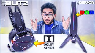 Gaming Headphones With Dolby Atmos amp 71 Surround Sound  Zebronics ZEBBlitz amp Demon Review [upl. by Attelra]