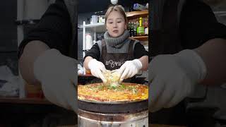 Chinese Traditional Crepe Jian Bing  Korean Street Food streetfood foodie [upl. by Aholla439]