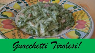 Gnocchetti Tirolesi  Spatzle Tirolesi  Spatzle Recette  Spatzle Recipe  Ricette facili e veloci [upl. by Averyl]