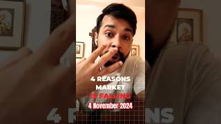 Why is Market Falling  Stock Market Kyu Gir Raha Hai  Market Falling Reason ytshorts viralvideos [upl. by Sinnel400]