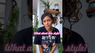 💫 What about this style boxbraidstyles hairstyle knotlessboxbraids braids [upl. by Nnaillek]