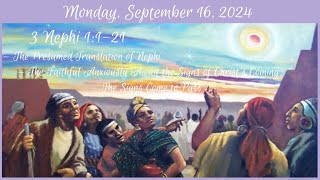 Monday Sept 16 2024  3 Nephi 1121 [upl. by Jeannie608]