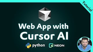 Build your first Web App with Cursor AI Python Virtual Machines and Neon Postgres [upl. by Aramen683]