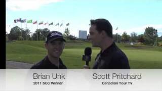 Canadian Tour TV Update  Brian Unk 2011 Seaforth Country Classic Winner [upl. by Rickey]