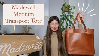 Madewell Medium Transport Tote  Unboxing amp Review  Minimalist [upl. by Naved]