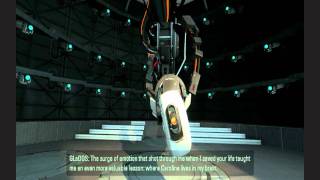 Portal 2 Single Player Ending  Boss and Cinematics [upl. by Shanon]