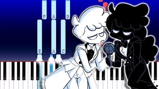 Spectral Spat  Friday Night Funkin Vs Ghost Twins Piano Tutorial [upl. by Aylmer]