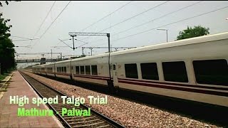 180 Kmph Trial of Spanish Talgo Train  WDP4 Creates Havoc [upl. by Roach]