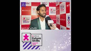 Ritik Manchanda at ETHRFutureSkills Awards [upl. by Yobybab]