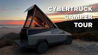 Cybertruck Prototype Camper Tour [upl. by Ricketts577]