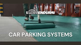 CAR PARKING SYSTEMS  CPS 25 PU  APPLICATION  ARDEX ENDURA [upl. by Corneille]