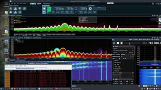 DragonOS FocalX Detect hackRF CleverJam w Aaronia RTSASuite Pro RTLSDR Spectran V6 2000X [upl. by Yrocal700]