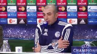 Roberto Di Matteo previews Schalke v Real Madrid [upl. by Parthenia]