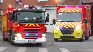 Kazernealarmen Brandweer en Ambulances met spoed in Tourcoing Roubaix en VilleneuvedAscq [upl. by Ailekahs881]