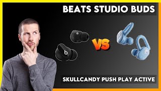 Beats Studio Buds vs Skullcandy Push Play Active Comparison [upl. by Dahsra]