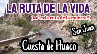 LA CUESTA DE HUACO  La Ciénaga  LA RUTA DE LA VIDA  en moto por Argentina [upl. by Ramsdell]