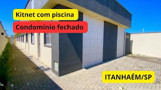 Kitnet nova em condomínio  Itanhaém [upl. by Inalem790]