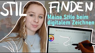 Tipps amp Stilfindung beim digitalen Zeichnen mit Autodesk Sketchbook Meine Stile amp BilderAnfänger [upl. by Robb]