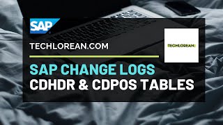 SAP CHANGE LOGS  TABLES CDHDR amp CDPOS  CUSTOM SAP PROGRAM AND STANDARD BEHAVIOR [upl. by Radmilla368]