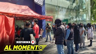 Abarrotan kioscos para hacerse pruebas Covid en CDMX [upl. by Nomzzaj]