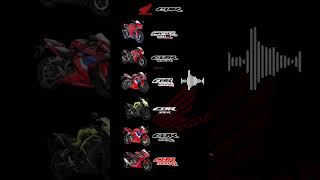 CBR All Sound cbr150r cbr250rr cbr650r cbr1000rr cbrsound sound cbr600rr [upl. by Oker462]