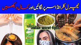 How to make natural black hair dyeNo chemicals only 2 ingredients permanent grey coverage hair dye [upl. by Oiligriv79]