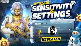 Bixi Op SENSITIVITY amp SETTINGS  BIXI OP All Settings Revealed  Five Finger Claw [upl. by Girovard422]