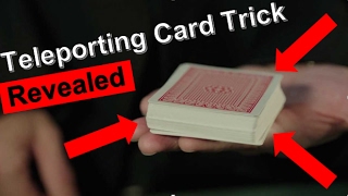 Super Easy Card Trick Tutorial HOW TO TELEPORT CARDS [upl. by Eeldarb]