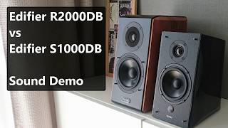 Edifier S1000DB vs Edifier R2000DB  Sound Demo wBass Test [upl. by Menis45]